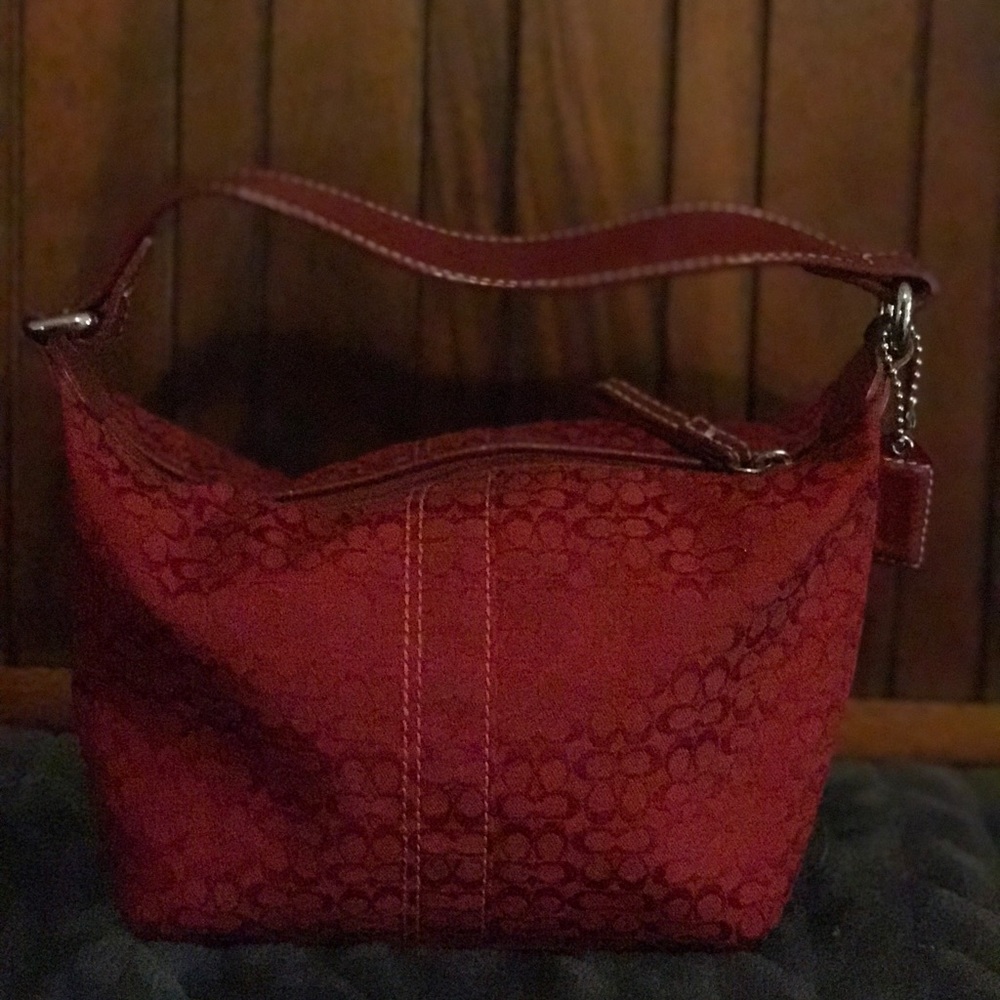 Small Coach Red Mini Bag
